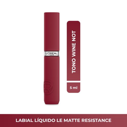 Labial L´Oréal Paris Infallible Le Matte Wine Not - 5 ml