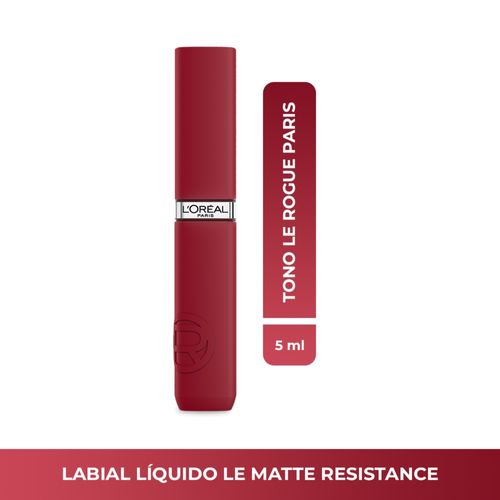 Labial L´Oréal Paris Infallible Le Matte Le Rouge Paris - 5 ml