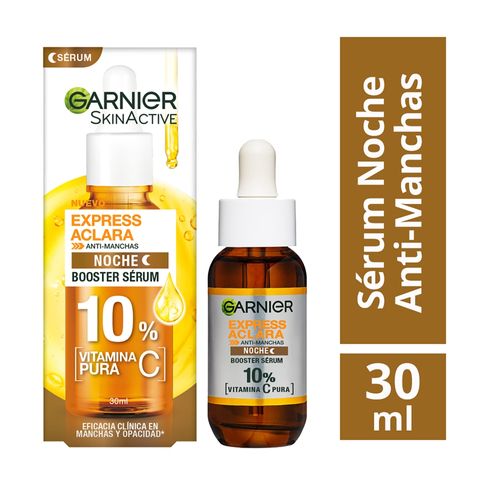 Sérum Garnier Antimanchas Noche Express Aclara Vitamina C - 30 ml