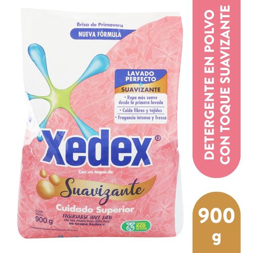 Detergente en polvo Xedex con suavizante brisa de primavera - 900 g