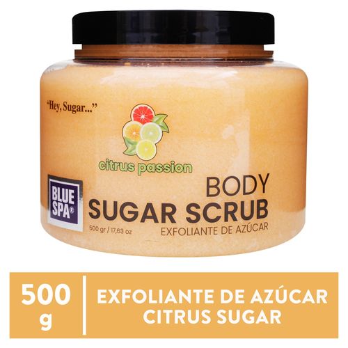 Exfoliante de azucar Blue Spa pasión citrica  - 500 g