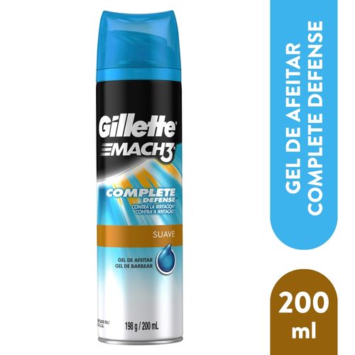 Gel para Rasurar Gillette Mach3 Suave -200mL