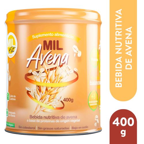 Suplemento alimenticio Mil Fit Pro savoré avena - 400 g