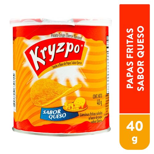 Papas tostadas Kryzpo sabor queso - 40 g