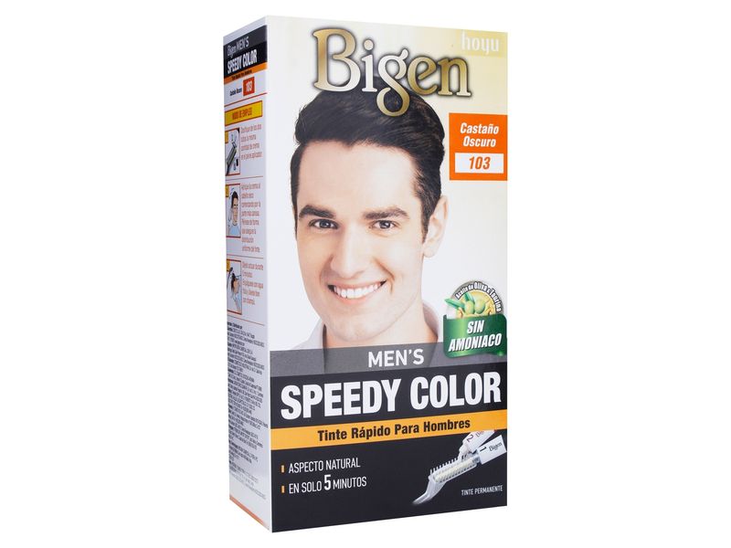 Teinture Pour Cheveux Bigen Men's Speedy - Sans Ammoniaque, Format Crème, Neuve