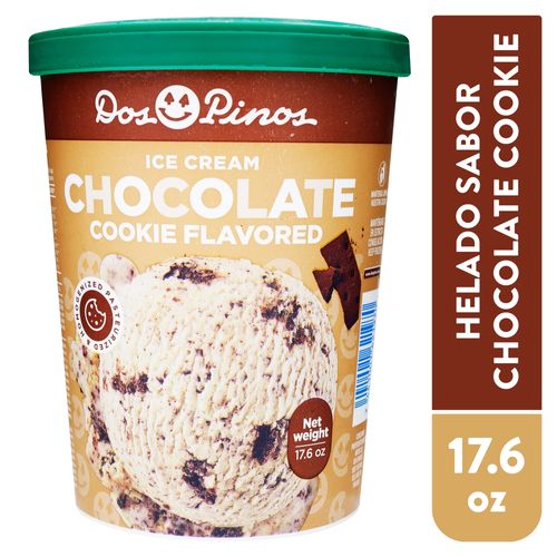 Helado Dos Pinos sabor galleta  - 499 g