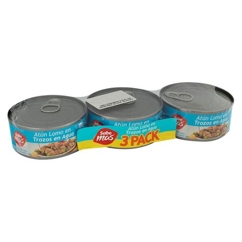 Atún Sabemas trozos en agua enlatado - 140 g