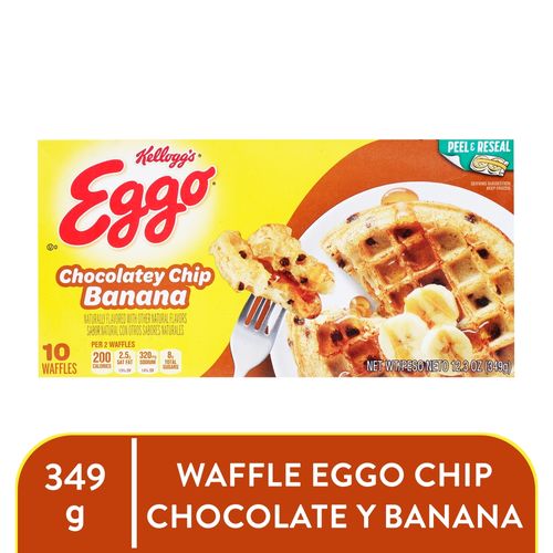 Kg Eggo Chocol Chip Banana Waffle 12 3oz