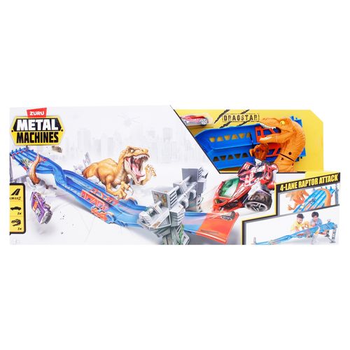 Pista 4 Carriles Ataque Raptor Metal Mac