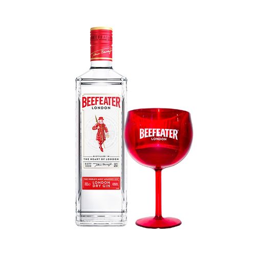 Ginebra Beefeater Dry más copa - 750 ml