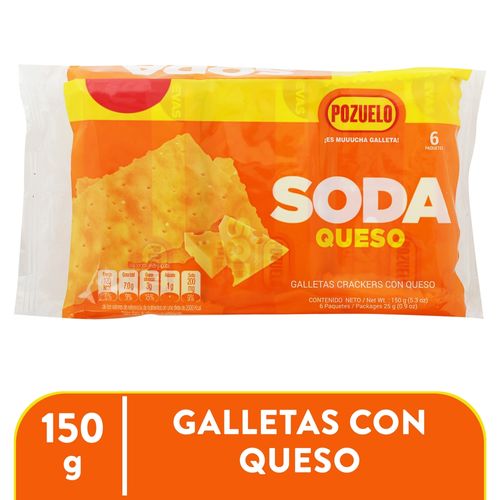 Galleta Soda Pozuelo Queso  -150 g