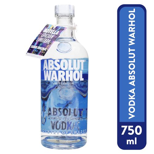 Vodka Absolut Warhol - 750 ml