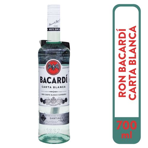 Ron Bacardi Blanco -700 ml