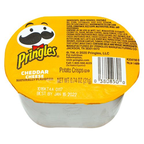 Boquita Pringles Cheddar Cheese - 21 g