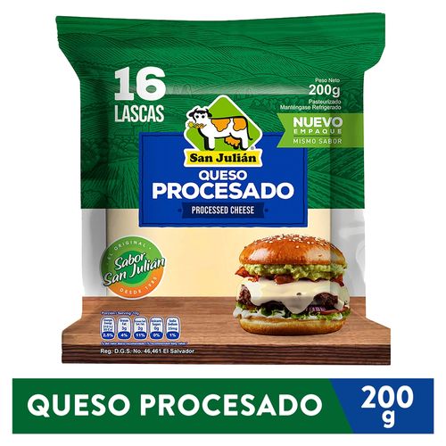 Queso San Julian Procesado Blanco - 200gr