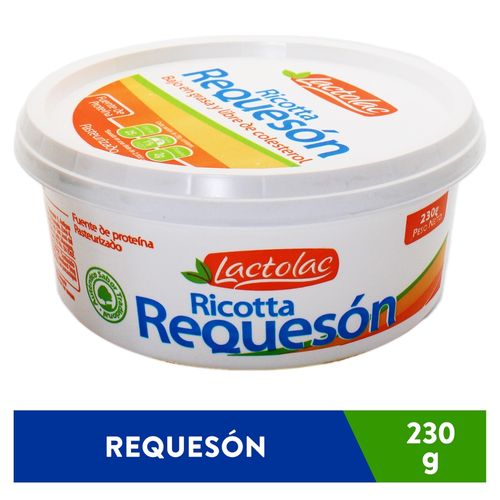 Queso Lactosa Ricotta Requeson - 230gr