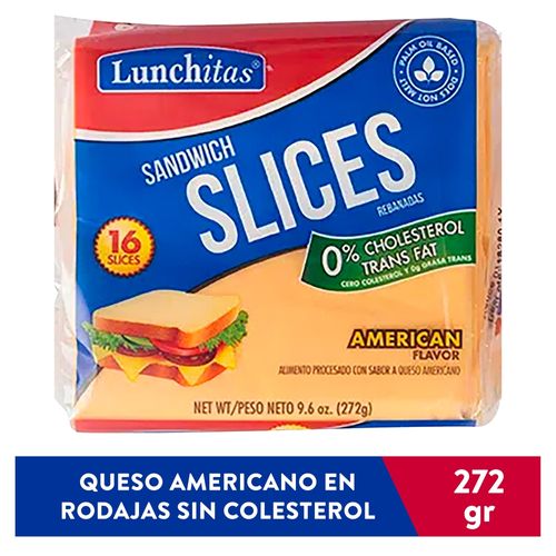 Queso Lunchita amarillo - 272 g