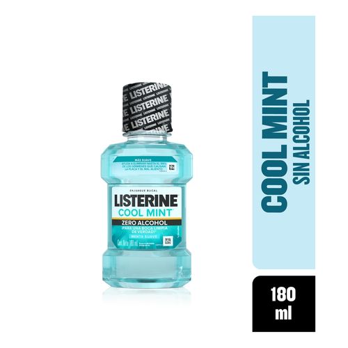 Enjuague Buc Listerine Zero Menta 180Ml