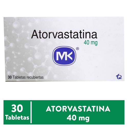 Atorvastatina Mk 40 Mg C30 Tab Ea