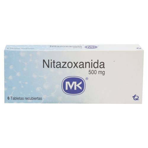 Nitazoxanida 500 Mg Mk C X 6 Tab Ea