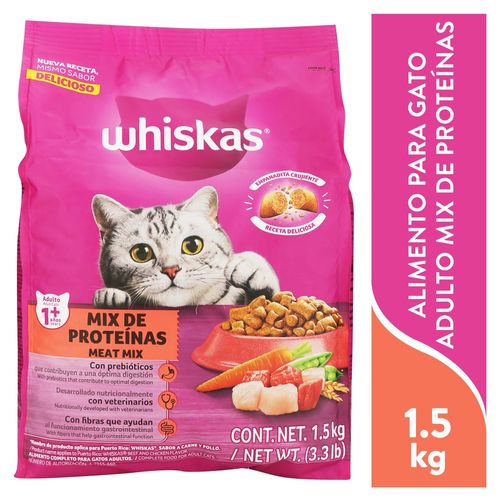 Whiskas Mix De Proteinas 1 5kg