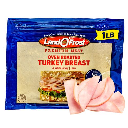 Jamón de Pavo Land O Frost, Asado Premium - 454Gr