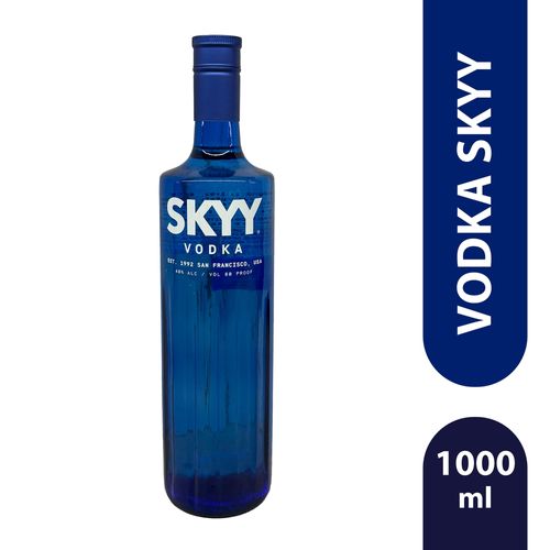 Vodka Skyy san francisco con 40% grado de alcohol- 1000 ml