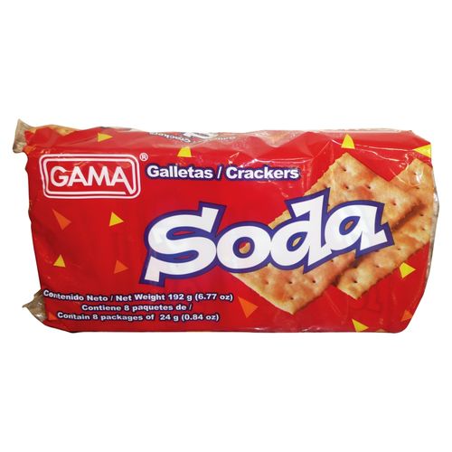 Galleta Salada Gama Soda 8 Unidades - 192 g