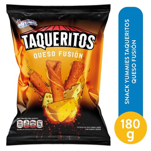 Snack taqueritos Yummies queso fusión - 180 g