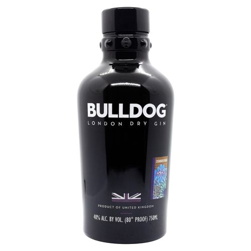 Ginebra Bull Dog london dry en botella - 750 ml