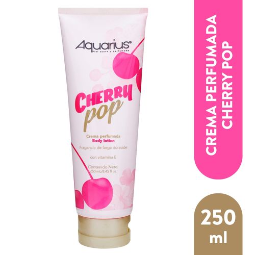 Crema corporal Aquarius fragancia cherry - 250 ml