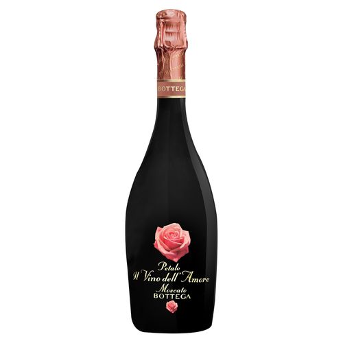 Vino tinto Pétalo De Amor moscato espumante semi seco - 750 ml