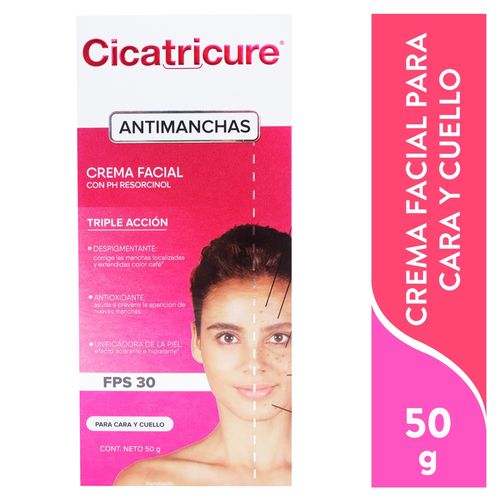 Crema facial de día Cicatricure anti manchas - 50 g