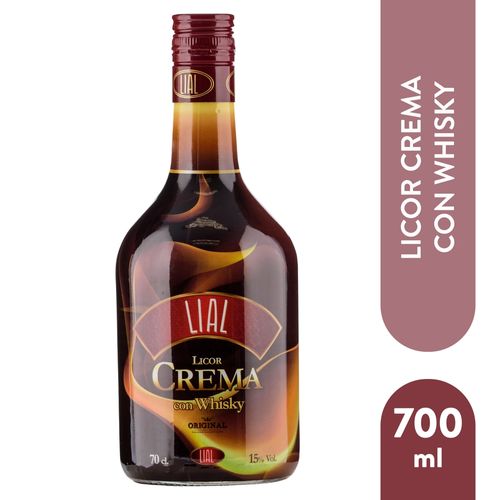 Licor Lial en crema con whisky original con 15% vol - 700 ml