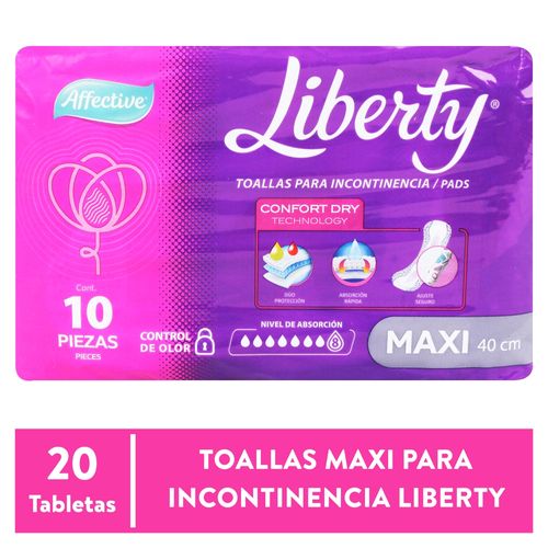 Affective Liberty Maxi 10 Unidades Toallas