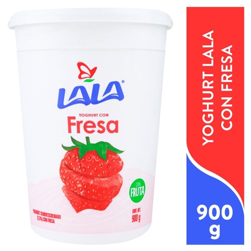 Yogurt Lala sabor a fresa batido - 900 g