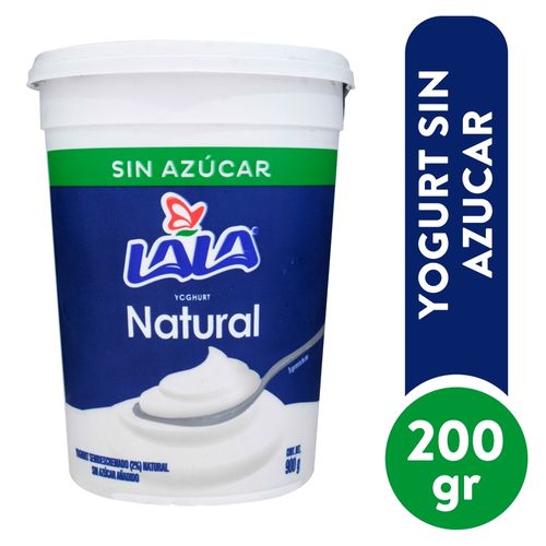 Yogurt Lala Natural Sin Azúcar - 900g