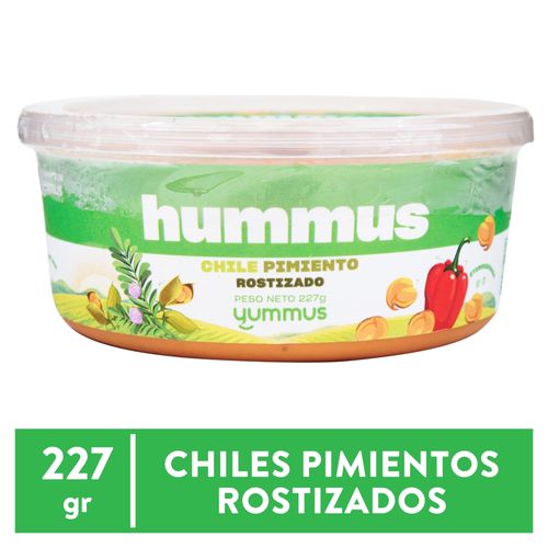 Hummus Yum Chiles Pimientos 227gr