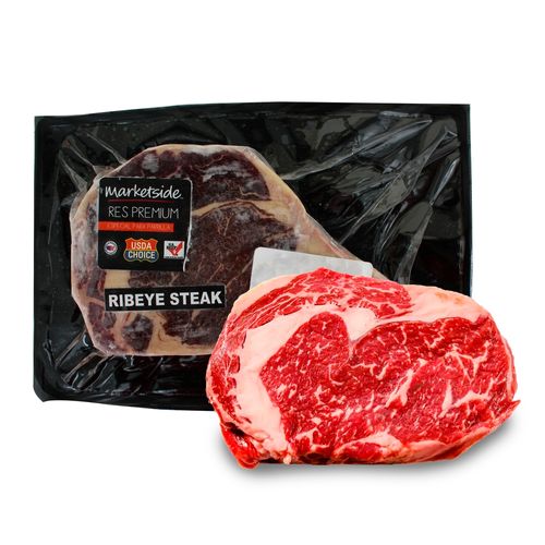 Carne de Res Marketside rib eye - precio indicado por libra