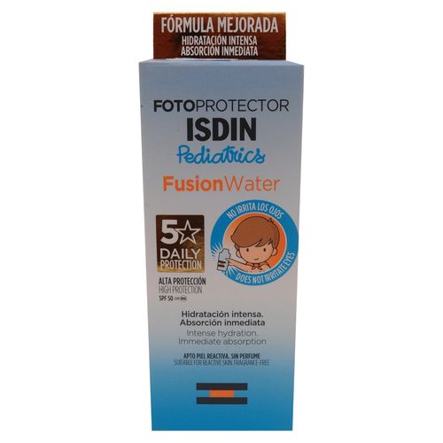 Fotoprotector Isdin pediatrics fusion water 50 fps - 50 ml