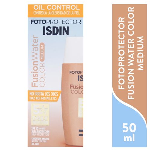 Fotoprotector Isis Pharma fusion water fps 50 color medium  - 50 ml