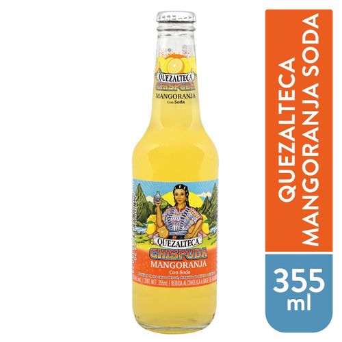 Bebida Quezalteca Chispuda Mangoranja - 355ml