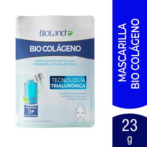 Mascarilla Bioland Bio Colageno Facial - 23 g