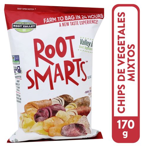 Snacks crujientes Valley blend root smarts - 170 g