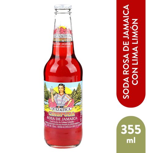 Bebida alcohólica Quezalteca jamaica botella - 355 ml