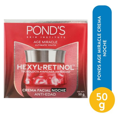 Crema Facial Pond's noche age miracle antiedad  - 50 g