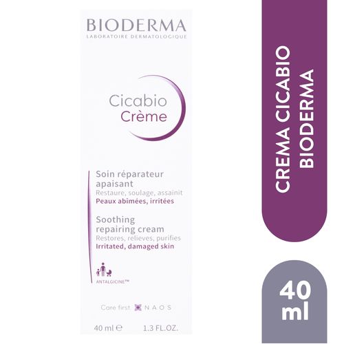 Crema Bioderma cicabio regeneradora hidratante - 40 ml