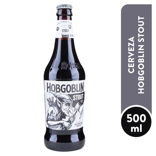 Cerveza Hobgoblin Stout Envase de Vidrio - 500 ml