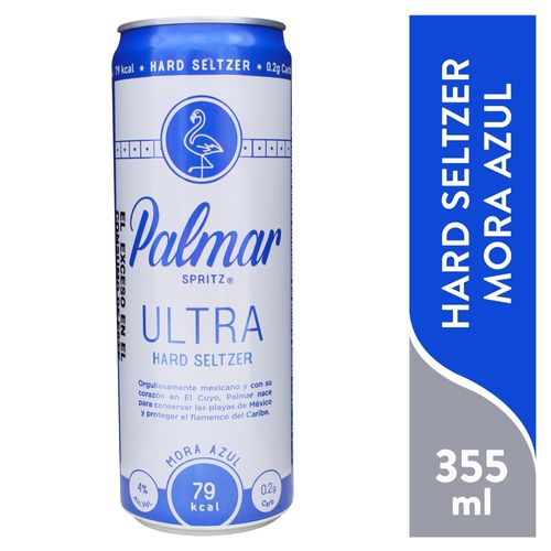 Hard Seltzer Palmar Mora Azul 355 Ml