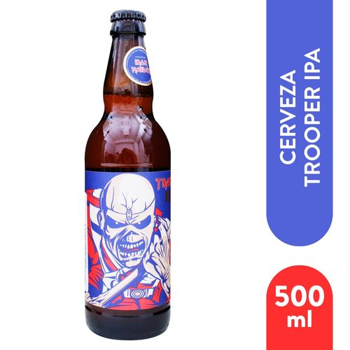 Cerveza Trooper Ipa Botella - 500 ml